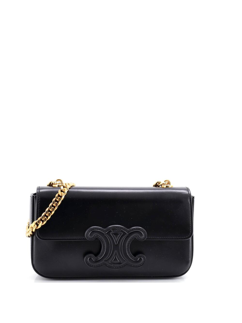 Celine Triomphe Chain Shoulder Bag #236692C21B
